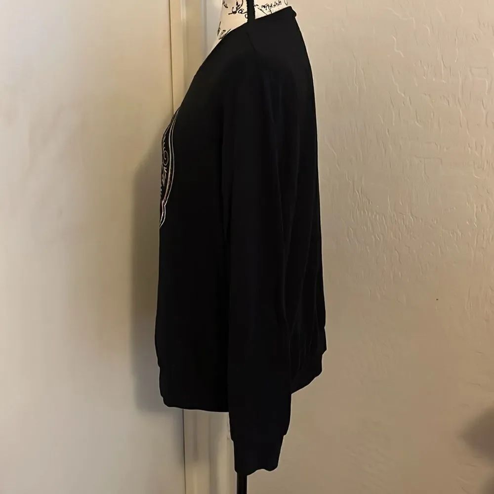 Torrid Black Skull Design Graphic Sleep Pullover Shirt Casual Cozy Comfy - Picture 2 of 10